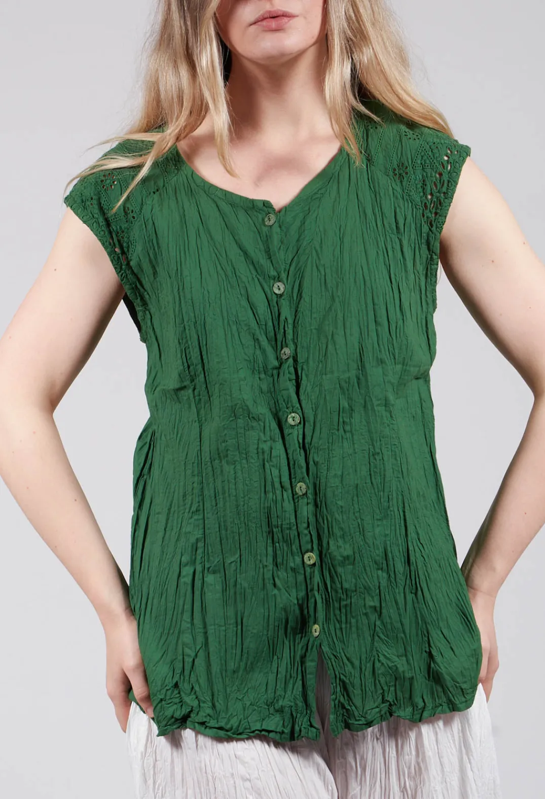 Privatsachen Shirts & Blouses^Geraniund Blouse in Gras Green
