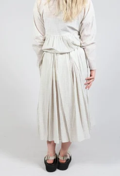 Apuntob Skirts^Gingham Skirt in Limestone