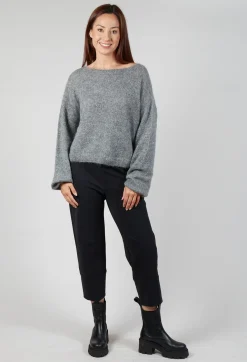 Sarah Pacini Knitwear|Jumpers^Glitter Pullover in Grey