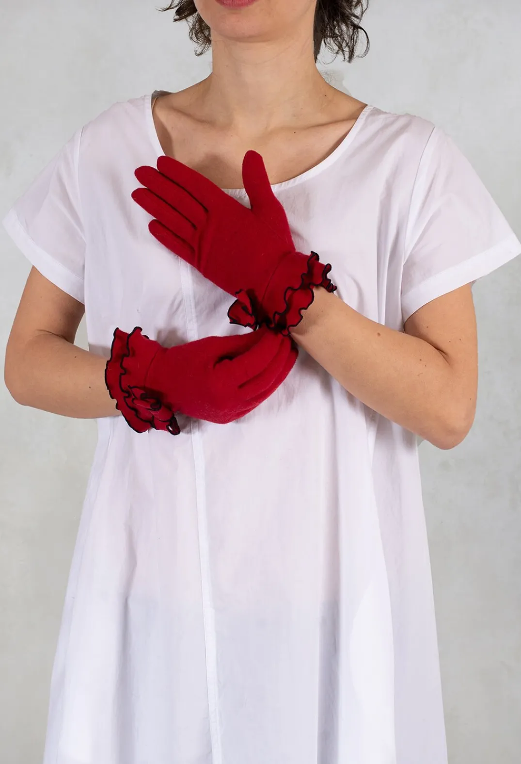Vincent Pradier Gloves^Gloves in Red/Black