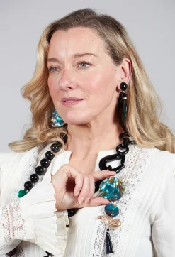 Angela Caputi Brooches^Gold Curl Brooch in Perseo