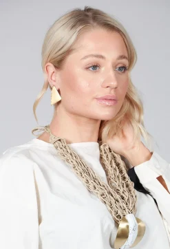 Katerina Vassou Earrings^Gold Triangle Earrings