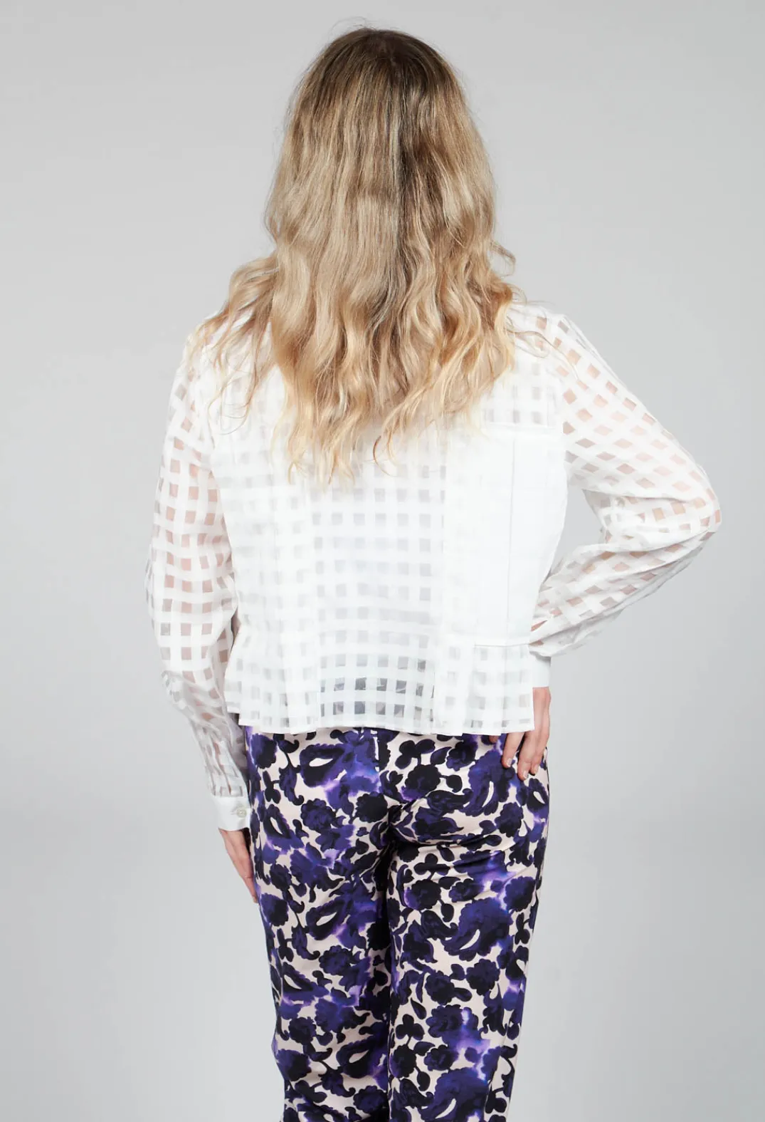 High Shirts & Blouses^Good Day Shirt in White Check