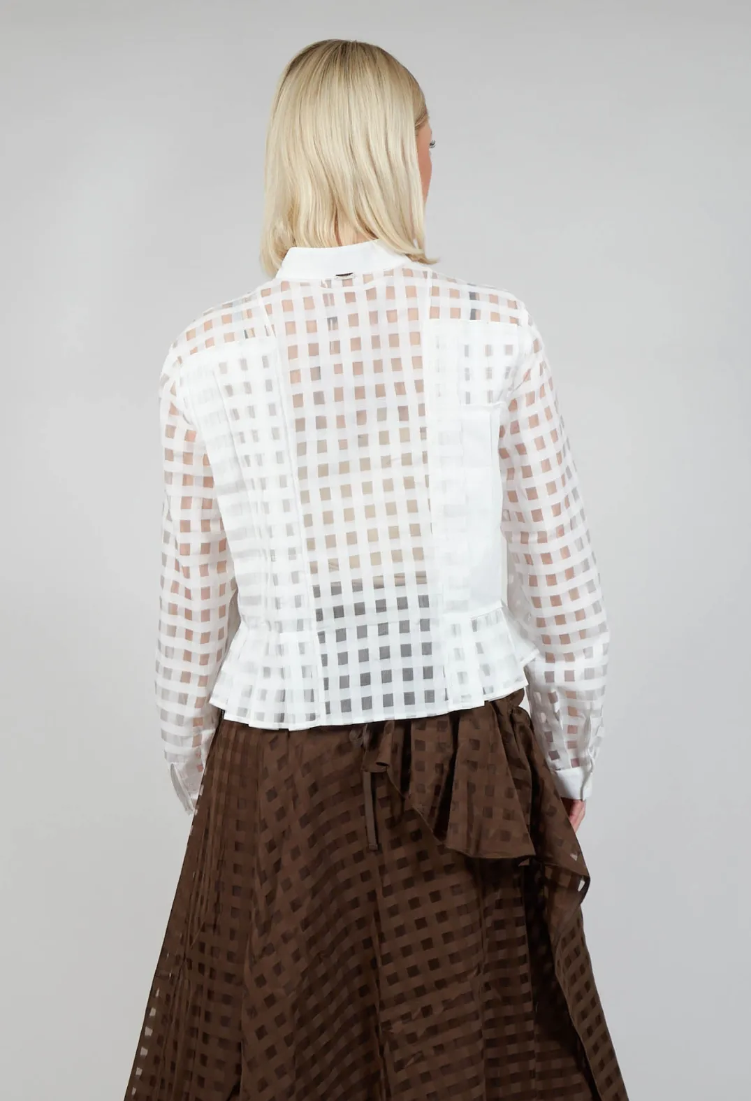 High Shirts & Blouses^Good Day Shirt in White Check