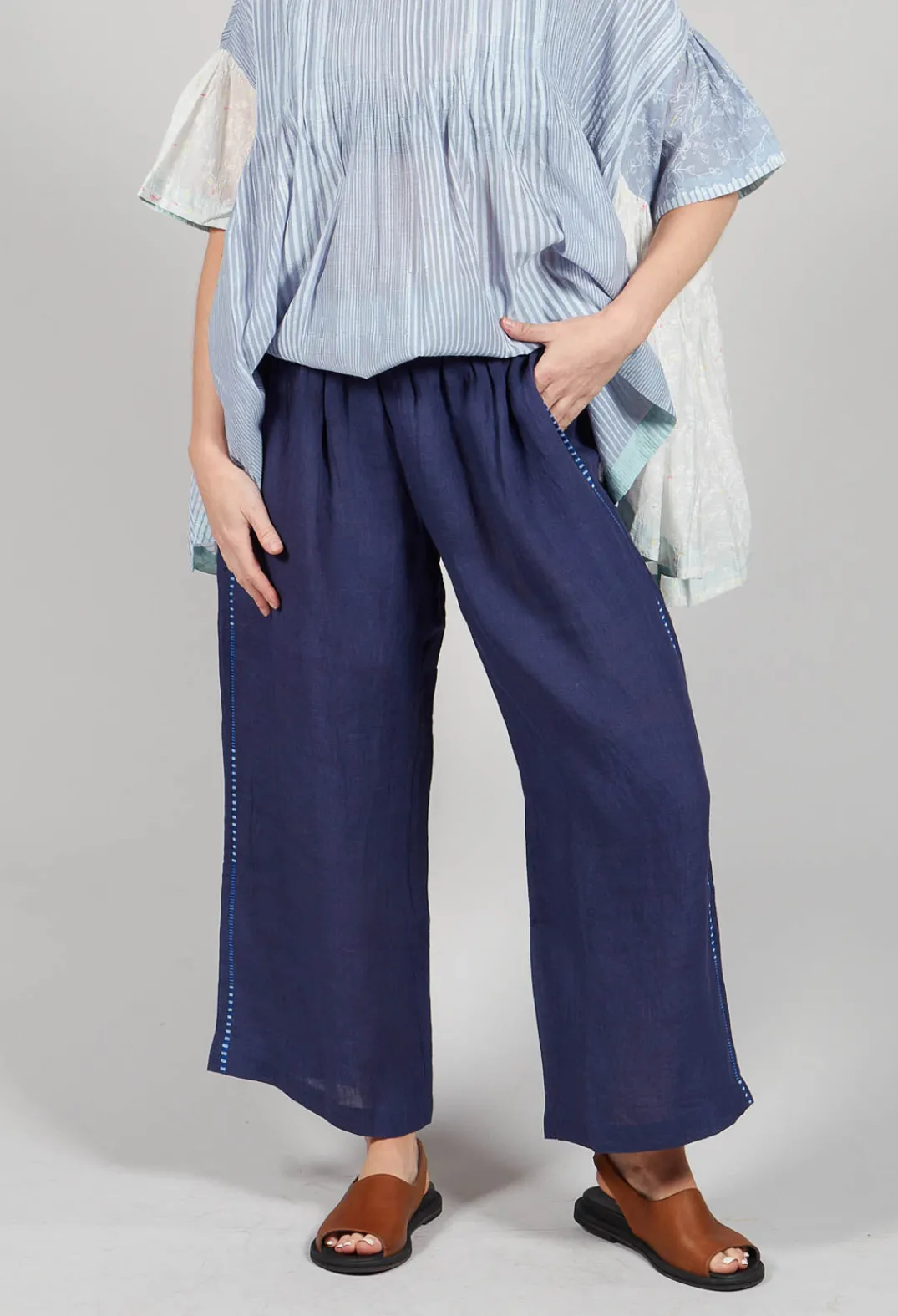 Eka Trousers^Gorse Trousers in Navy