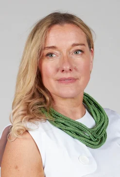 Narratives Necklaces^Green Rope Layered Necklace
