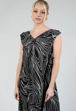 Xenia Design Dresses^GRKO Dress in Black with White