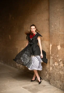 Xenia Design Dresses^GRKO1 Dress in White with Black