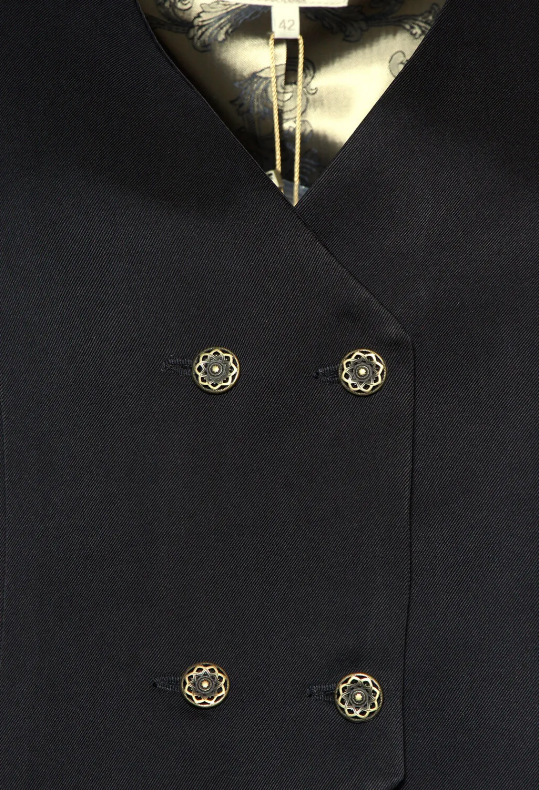 T.ba Jackets^Gypsy Waistcoat in Black