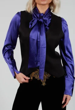 T.ba Jackets^Gypsy Waistcoat in Black