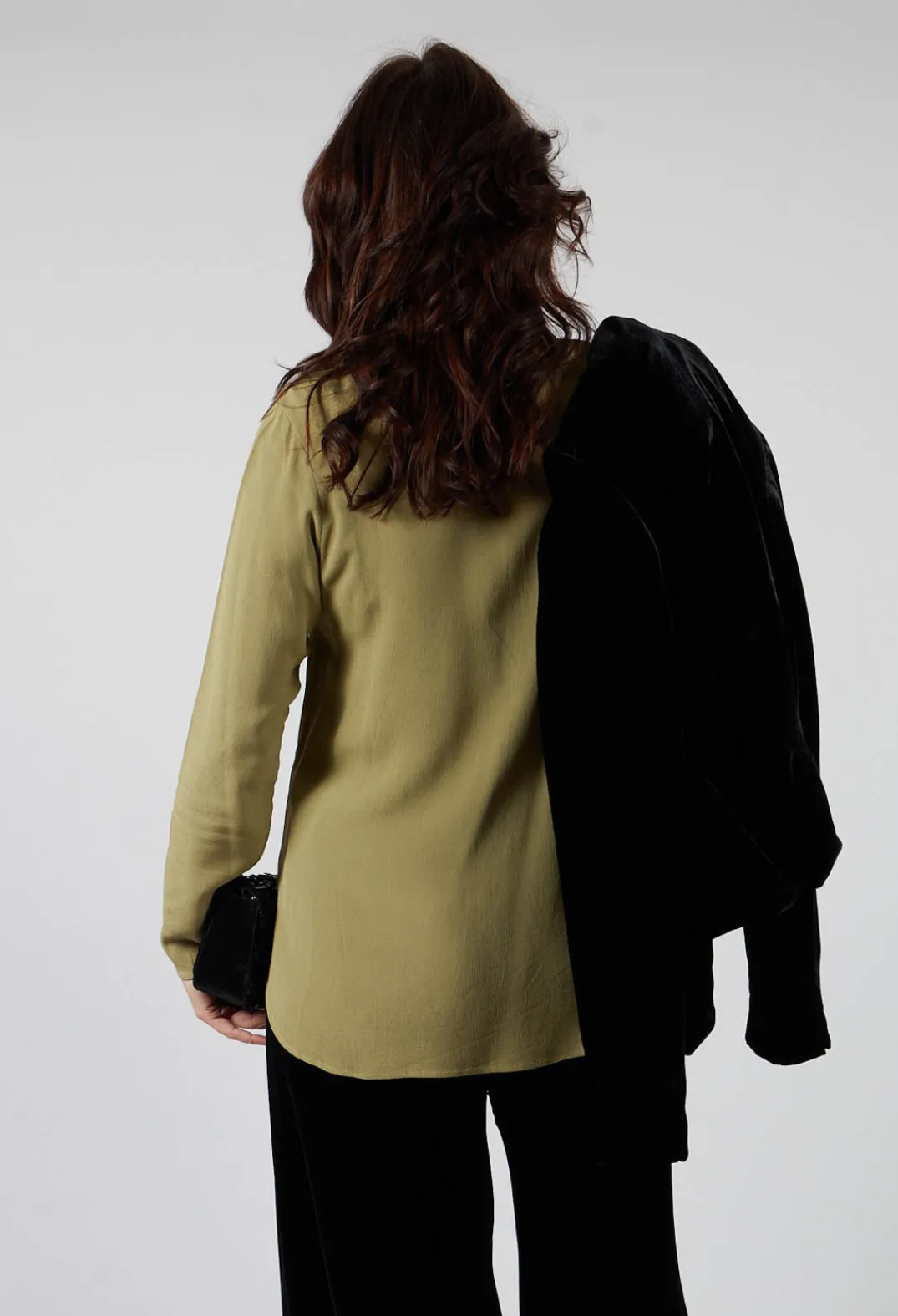 T.ba Tops^Hacking Blouse in Green