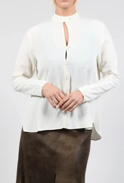 T.ba Tops^Hacking Blouse in Natural