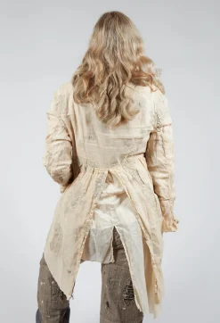 Un-namable Coats^Hand Painted Ela Coat in Coffee