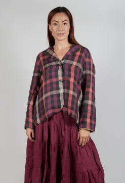 Eka Jackets^Harper Jacket in Purple Multicolour