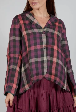 Eka Jackets^Harper Jacket in Purple Multicolour