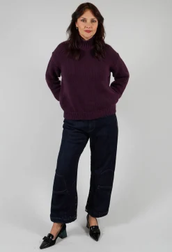 High Trousers^Hasten Jeans in Denim Blue