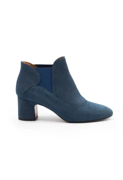 Chie Mihara Heels|Boots^Heeled Ankle Boots in Galaxy Denim