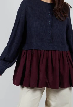 Eka Tops^Helen Top in Blue Multicolour