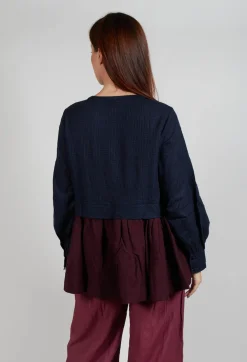 Eka Tops^Helen Top in Blue Multicolour