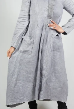 un-namable Coats^Hemp Duster Coat in Grey