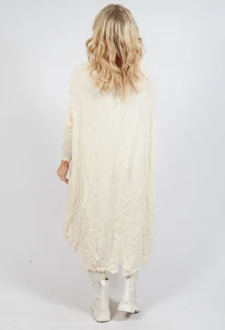 Rundholz Mainline Dresses^High Neck Crinkle Dress in Bone