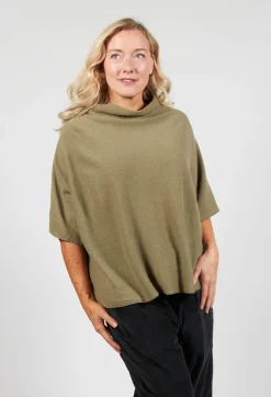 Album Di Famiglia Tops^High Neck Over WS in Olive