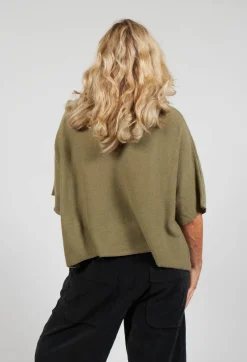 Album Di Famiglia Tops^High Neck Over WS in Olive
