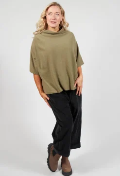 Album Di Famiglia Tops^High Neck Over WS in Olive