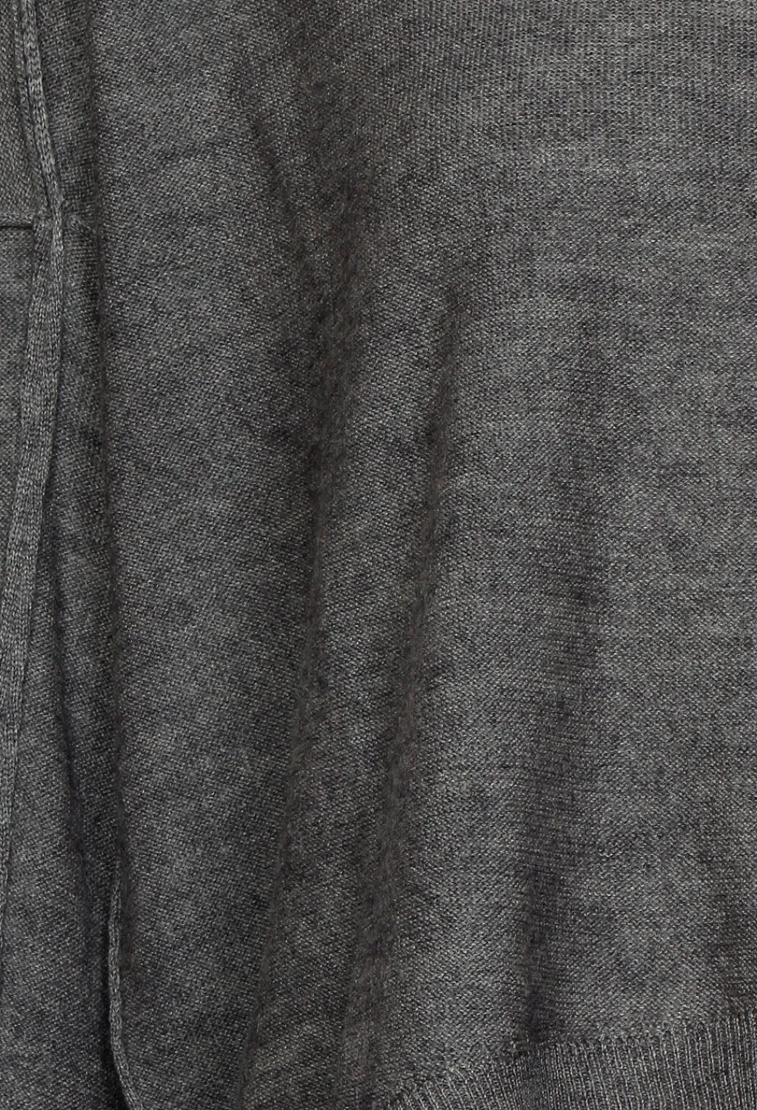 Nijii Jumpers^High Neck Sweater with Seam Detail in Grey
