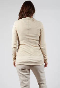 Rundholz Mainline Tops^High Neck Top in Bone
