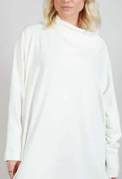 Moyuru Jumpers^High Neck Tunic in Cream