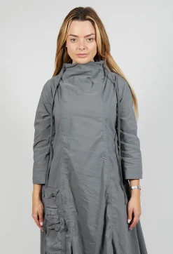 Rundholz Black Label Tops^High Neck Utility Style Dress in Rock