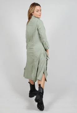 Rundholz Black Label Tops^High Neck Utility Style Dress in Defender