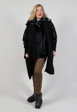 Rundholz Black Label Jackets^High Shine Jacket with Scarf in Black