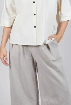 SOH Trousers^High Waisted Trousers in Cream