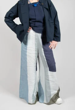 Elemente Clemente Trousers^High-Waisted Maki Trousers in Blue
