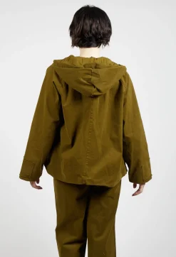 Aequamente Jackets^Hooded Jacket in Oliva