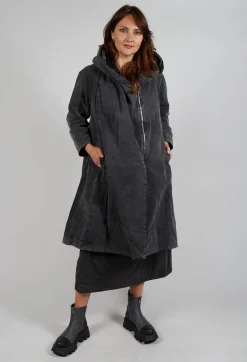 Amici Coats^Hooded Jacket in Pewter