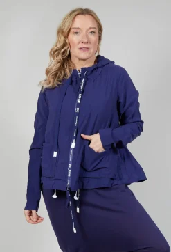 Rundholz Black Label Jackets^Hooded Jersey Jacket in Azur