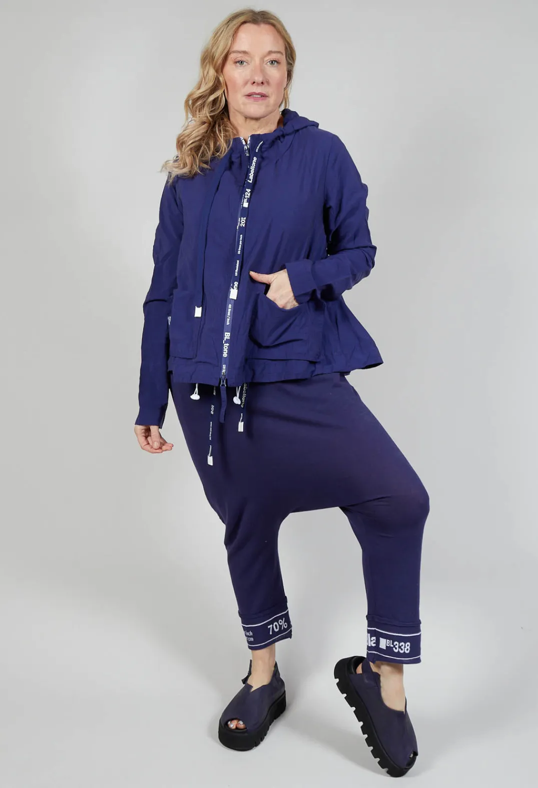 Rundholz Black Label Jackets^Hooded Jersey Jacket in Azur