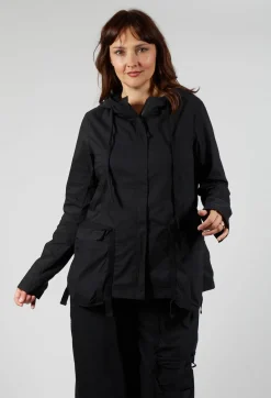 Rundholz Black Label Jackets^Hooded Utility Jacket in Black
