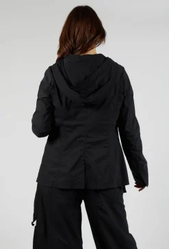 Rundholz Black Label Jackets^Hooded Utility Jacket in Black