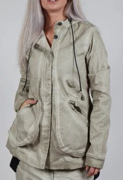 Rundholz Dip Jackets^Hoodie Jacket in Eraser