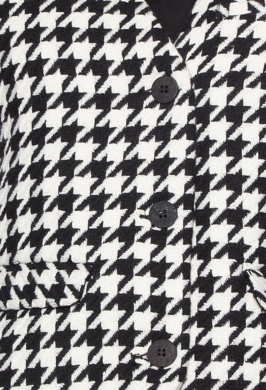 Marc Point Jackets^Hounds Tooth Printed Waistcoat in 1000