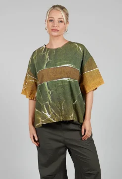 La Vaca Loca Tops^Huir Top in Avocado Green