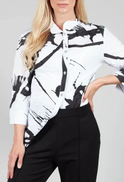 Xenia Design Shirts & Blouses^HULE Shirt in Black White Colourful