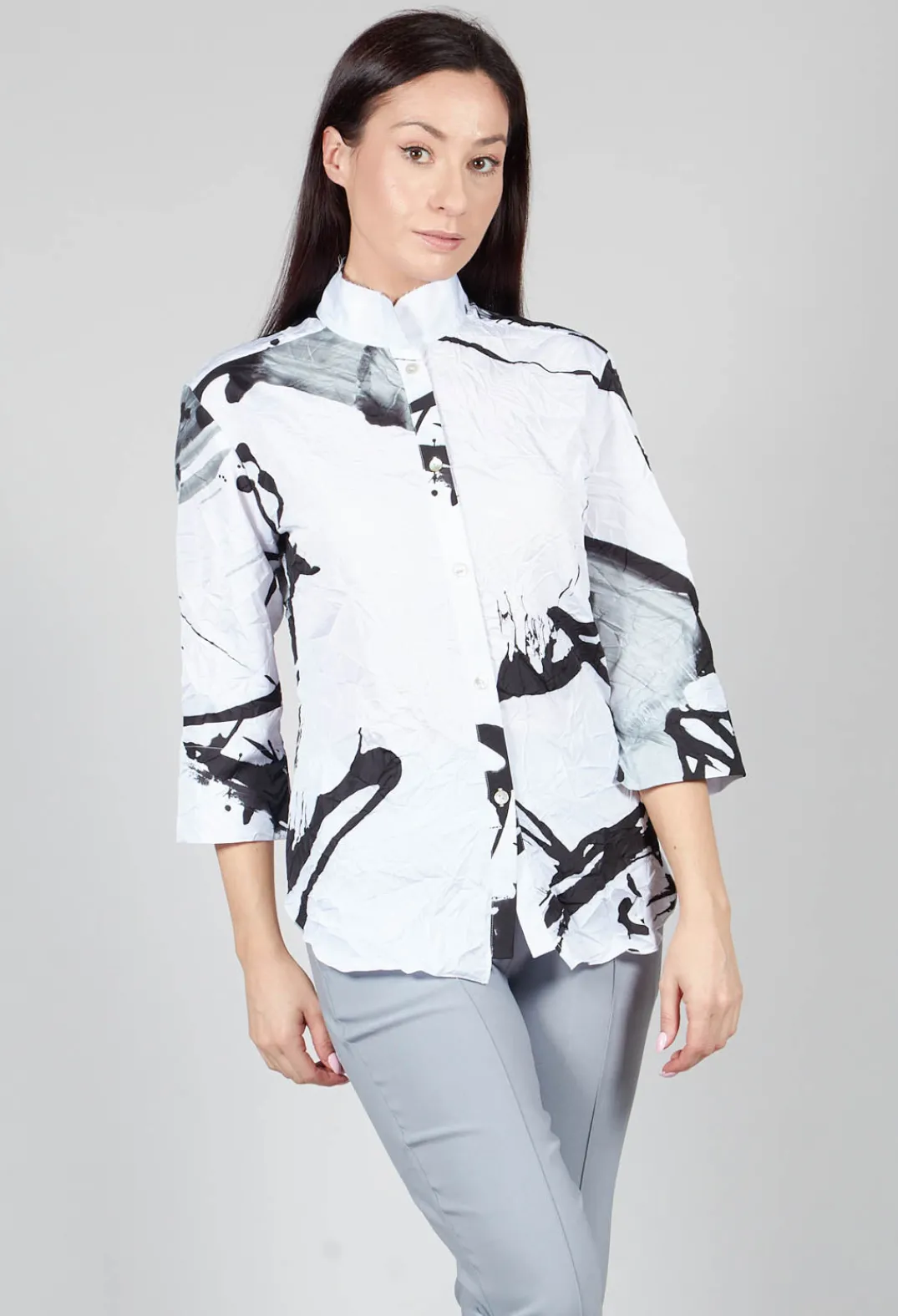 Xenia Design Shirts & Blouses^HULE Shirt in Black White Colourful