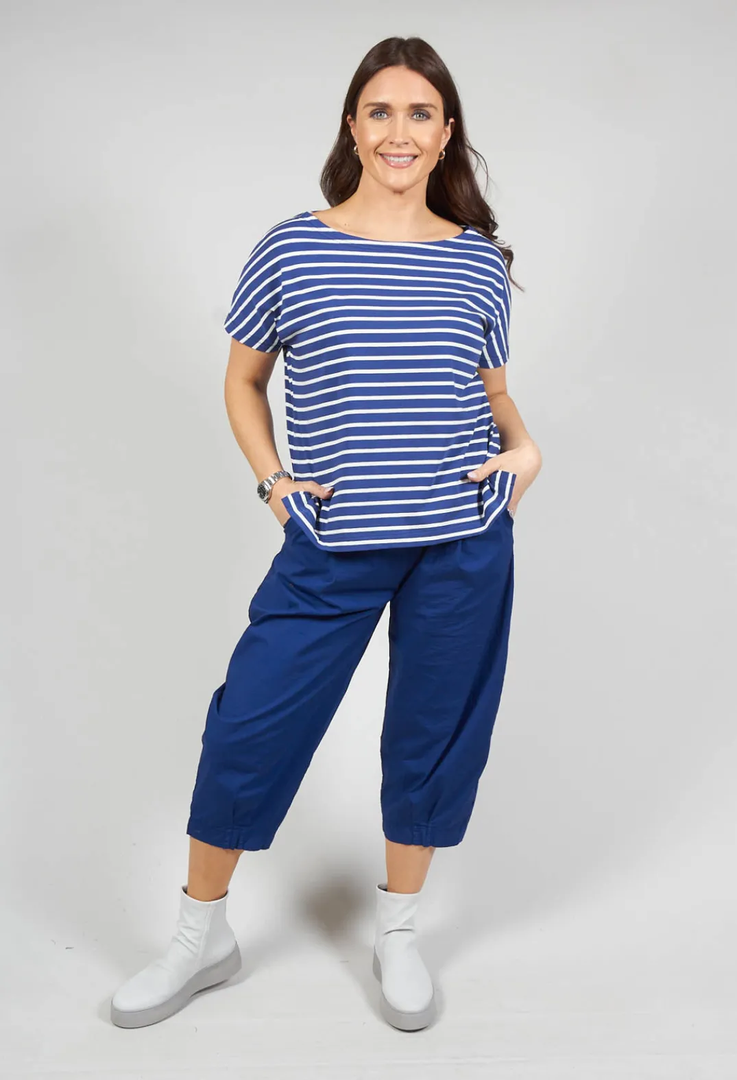 Mama B Shirts & Blouses^Ibisco R Stripe T-Shirt in Officina