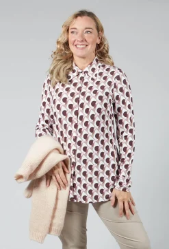 Maliparmi Shirts & Blouses^Ice Cream Shirt in Rosa / Moro / Brick
