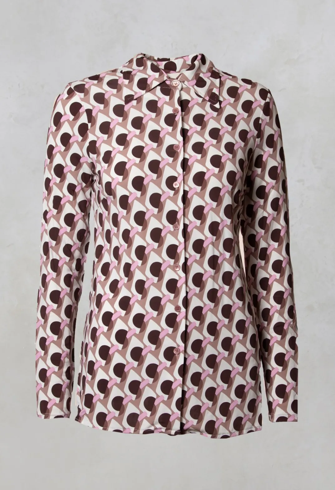 Maliparmi Shirts & Blouses^Ice Cream Shirt in Rosa / Moro / Brick